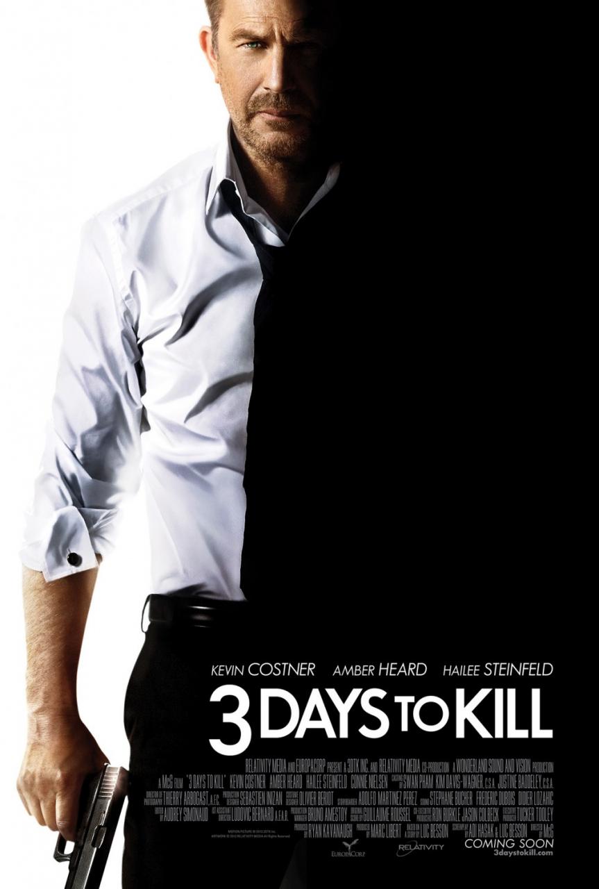 3 Days to Kill movie poster